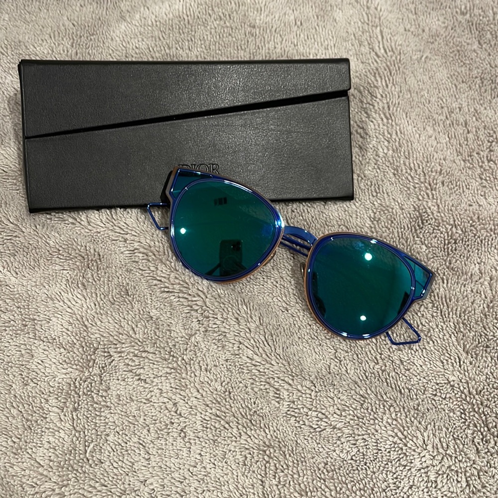 COPY - Brand New Christian Dior Blue DIORSCULPT 63mm Sunglasses Excellent condi…